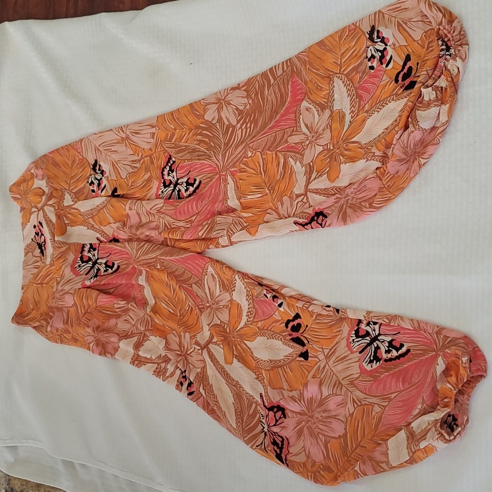 Victoria's secret floral cuff pants size xs - Picture 2 of 6